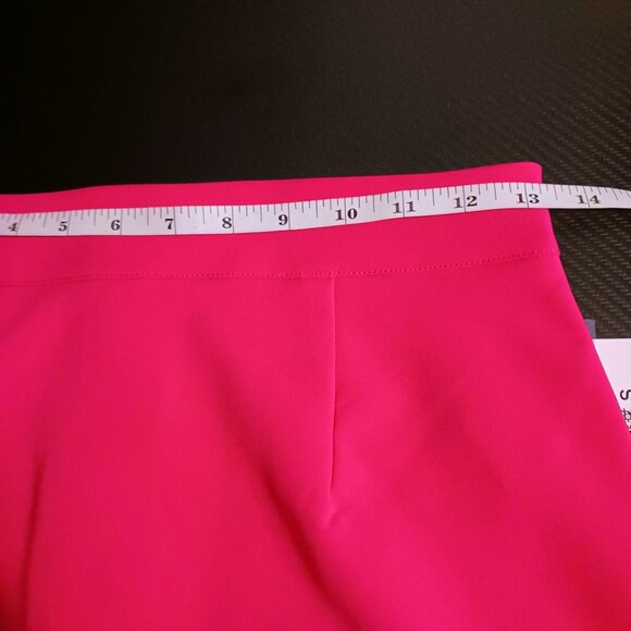 NEW Vibrant Pink Maxi Pencil Skirt with Back Zippered Slit Size S - Picture 12 of 14